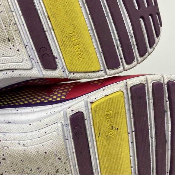 VIONIC 335 Elation 1.0 Walker Sneaker Shoes Size 8 Red Pink Purple Yellow White - Picture 9 of 13